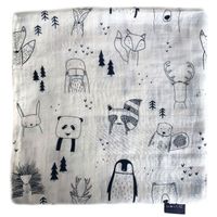 Maccie Bamboo Baby Blanket - Scandi Animals